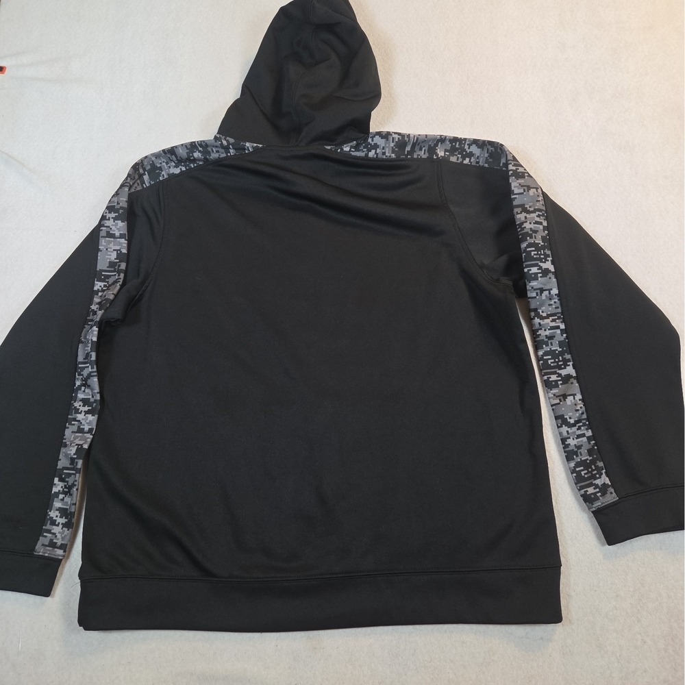 New Orleans Saints XL Hoodie Sweatshirt Zubaz NFL Team Black Gray Digital Camo - Picture 9 of 9